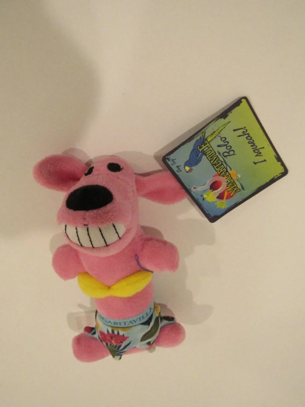 TWO NEW BEACH THEMED SOFT STUFFED SQUEAKY TOYS FOR DOGS